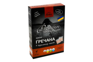 Крупа гречневая ядрица в варочном пакете Premium Holm's 1с к/у 5х80г