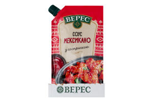 Соус з гостринкою нестерилізований Мексикано Верес д/п 200г