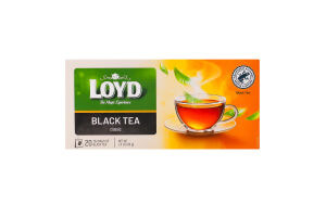 Чай чорний байховий дрібний Classic Loyd к/у 20х2г