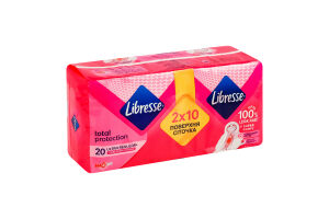 Прокладки гігієнічні Ultra regular+ Total protection Libresse 20шт