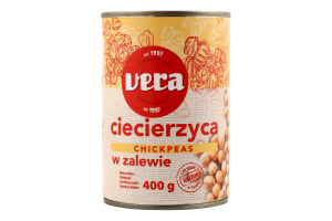 Нут в розсолі Vera з/б 400г