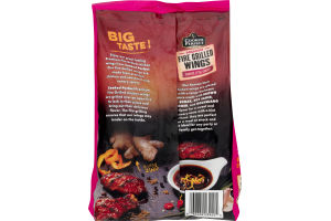 Cooked Perfect Fire Grilled Wings Korean Style Chicken