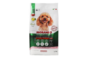 Корм д/собак малих порід з свининою та овочами сухий 1,5кг Morando Tradizioni