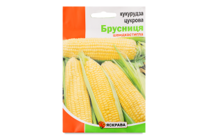 Насіння Кукуруза цукрова Брусниця пакет гігант 20г Яскрава
