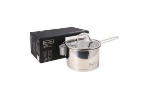 Ківш Stella 1,8л нержавіюча сталь з кришкою Lessner