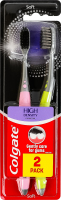Щетка зубная мягкая High Density Charcoal Colgate 2шт