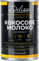 Молоко кокосове 17% консервоване Delisse з/б 400мл