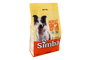 Корм сухой для взрослых собак всех пород с курицей Simba м/у 4кг