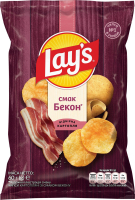 Чипсы картофельные Бекон Lay's м/у 60г