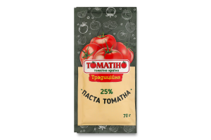 Паста томатная 25% Традиционная Томатіно в/с м/у 70г