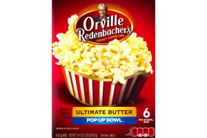 Orville Redenbacher's Ultimate Butter Pop-Up Bowl - 6 CT