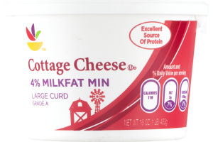 Ahold Cottage Cheese Large Curd 4% Milkfat