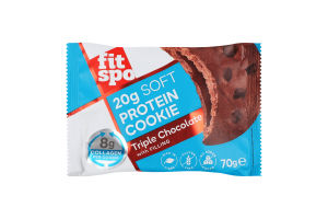 Печиво FitSpo протеїнове потрійний шоколад