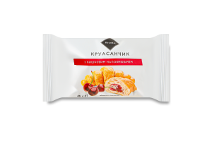 Круасанчик з вишневим наповнювачем RIOBA м/у 45г