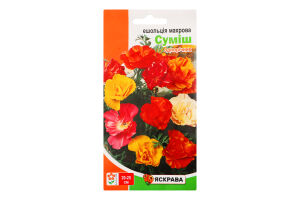Насіння Квіти Ешшольція махрова суміш 0,3г Яскрава