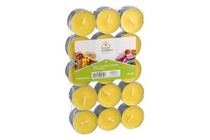 Smart Living Summer Tealight Candles Citronella - 30 CT