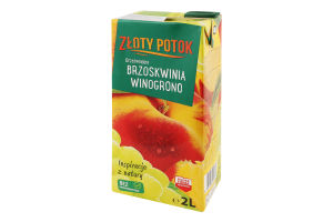 Напій персиково-виноградний Zloty Potok т/п 2л