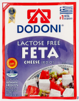 Сыр 43% безлактозный Фета P.D.O. Dodoni в/у 180г