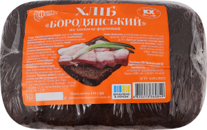 Хліб формовий на заквасці Бородянський Формула смаку м/у 450г