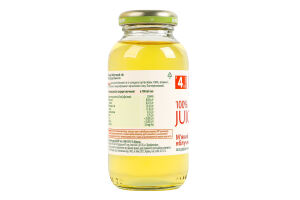 Сок для детей от 4мес мягкий пастеризованный яблочный Organic Hipp с/бут 0.2л