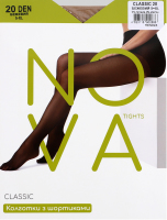 Колготки жіночі Nova Classic 20 бежевий р.5