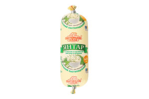 Сыр плавленый 60% пастообразный со вкусом и ароматом сметаны с зеленью Янтарь Полтавський смак м/у 200г