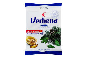 Конфеты мягкие с сосновой начинкой с витамином C Verbena м/у 60г