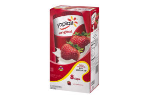 Yoplait Original Low Fat Yogurt Strawberry - 8 CT