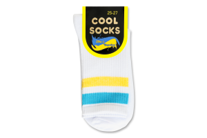 Носки мужские Cool Socks Полоска белый р.25-27
