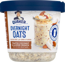 Quaker Overnight Oats Toasted Coconut & Almond Crunch