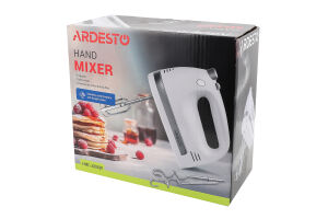 Міксер ручний білий 4насадки турборежим 300Вт Ardesto