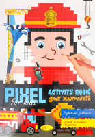 Розмальовка Pixel Activity Book в асортименті Апельсин