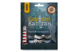 Полосатик желтый сушеный Captain м/у 30г