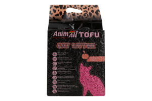 Наполнитель AnimAll Tofu соевый розовый