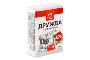 Сир плавлений Дружба 35% 70г Хіт Продукт