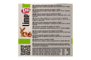 Камінь мінеральний д/гризунів з кальцієм 40г Lolo Pets