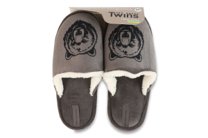 Тапочки комнатные домашние мужские плюшевые принт PVC Twins Home style №010498 40-45