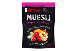 Мюслі Super Cranberry Doctor Benner д/п 300г