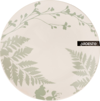 Тарілка десертна Capri біло-зелена порцеляна 19,2см Ardesтo