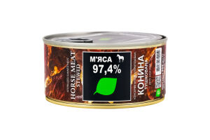 Конина тушкована Zdorovo з/б 325г