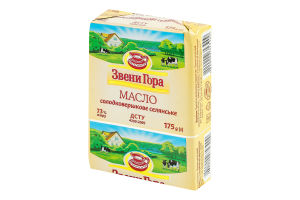 Масло солодковершкове 73% Селянське Звени Гора м/у 175г