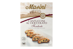 Печиво cantuc.шоколадом 22% Masini 200г