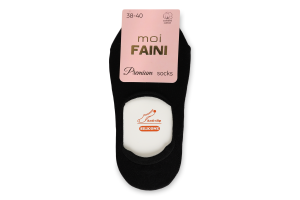 Следы женские moi Faini 213011 силикон черн р38-40