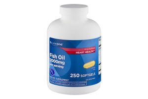 CareOne Fish Oil 2000mg Softgels - 250 CT