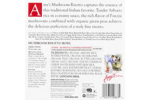 Amy's Bowls Mushroom Risotto