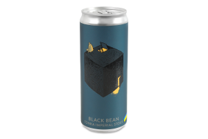 Пиво 0.33л 11% темное нефильтрованное непастеризованное Black Bean Varvar ж/б