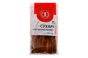 Сухарі Гірчичне поле ТМ "1" м/у 240г