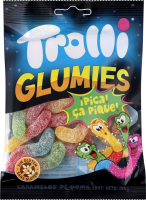 Конфеты желейные со вкусом фруктов Неоновые змейки Trolli м/у 100г