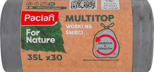 Мешки для мусора 35л Multitop Paclan 30шт