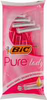 Бритва з 3 лезами без змінних картриджів Pure Lady BiC 4шт